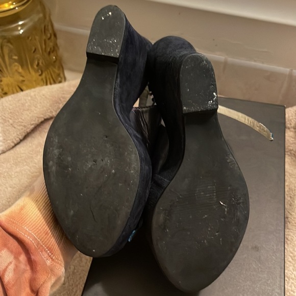 BARNEYS NEWYORK - Liana -platform peep toe platforms - size 37 EUR - Picture 5 of 9